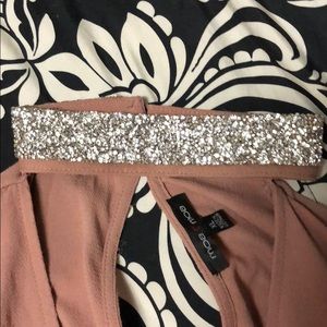 Rhinestone Choker Top